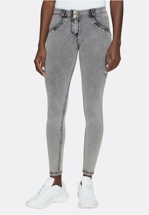 Jeans Skinny - denim grey black seams