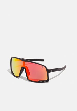 HENRIK UNISEX - Gafas de sol - black/red