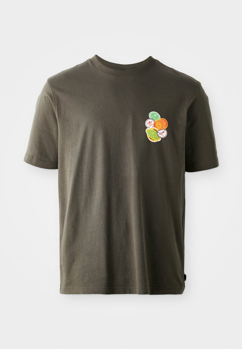 adidas Originals T-shirt print olijfgroen adidas Originals T-shirt print olijfgroen