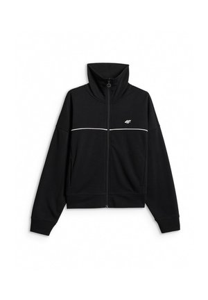 4F, Sweater met rits - deep black