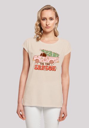 F4NT4STIC TIS THE SEASON CHRISTMAS DRIVIN HOME - T-Shirt print - whitesand