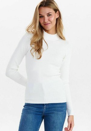 NUBIA  NOOS - Strickpullover - cloud dancer