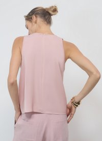 Calliope SCIALLATO CON ANELLO - Camicetta - rosa cipria