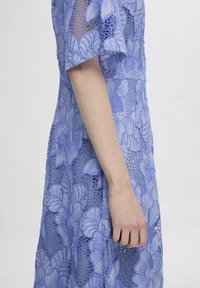 Selected Femme SLFNEMI 2/4 SLEEVES  - Dolga obleka - vista blue