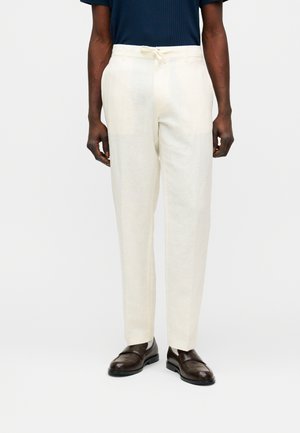 SLH STRAIGHT LEROY - Pantaloni - cloud dancer