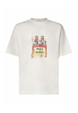 Drôle de Monsieur, T-SHIRT DROLE DE MONSIEUR - T-shirt con stampa - bianco
