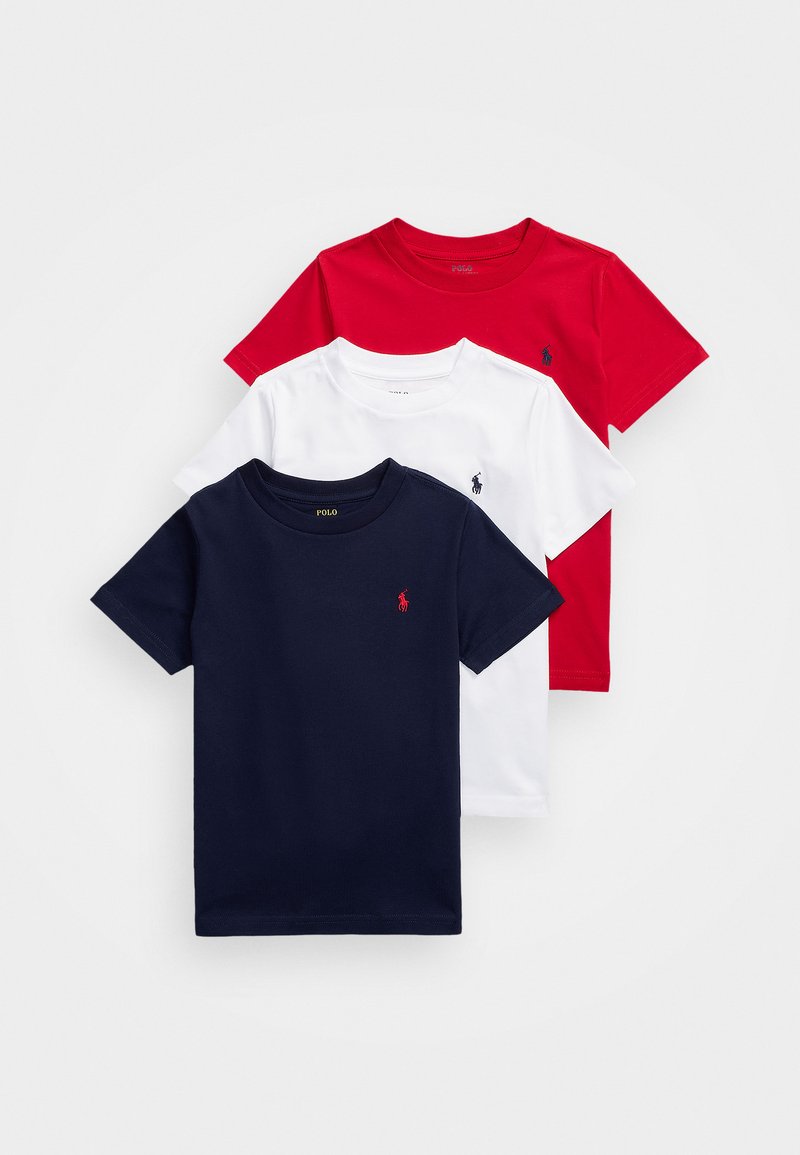 Polo Ralph Lauren - COTTON JERSEY CREWNECK TEE 3 PACK - Základné tričko - multi-coloured, Zväčšiť