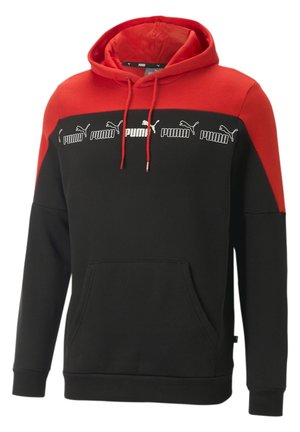 Felpa con cappuccio - black