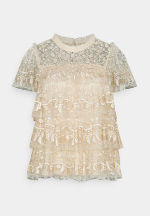 EBONY RUFFLE - Blouse - champagne