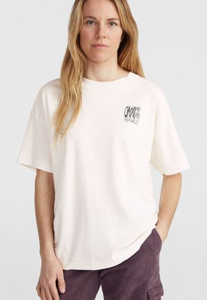 SURF HEROES LOOSE  - Print T-shirt - snow white