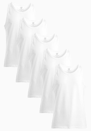 FIVE PACK - Unterhemd/-shirt - white