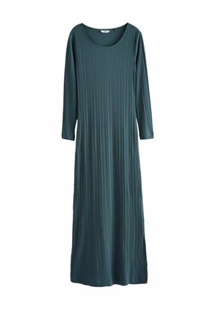 SCOOP NECK LONG SLEEVE - Maxi ruha - indigo blue
