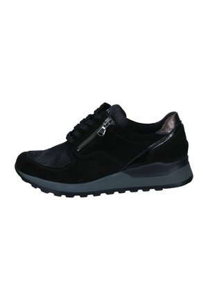 Sportlicher Schnürer - schwarz merlot
