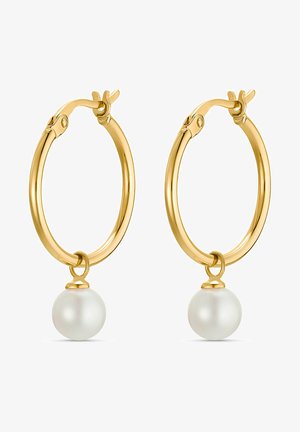 CHRIST Pearls Ohrringe - gelbgoldfarben