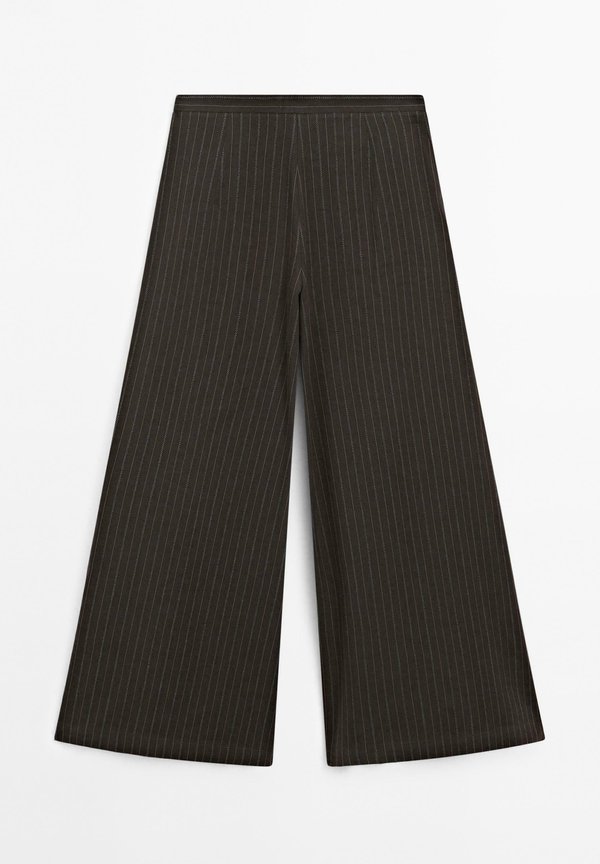WIDE WITH STRIPED DETAIL - Trousers4