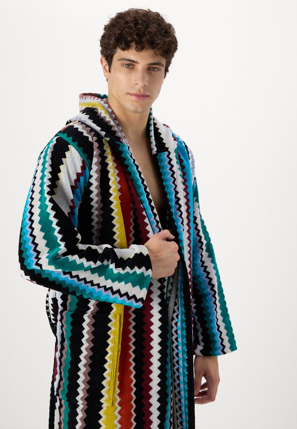CURT HOODED BATHROBE UNISEX - Dressing gown - multicolor4
