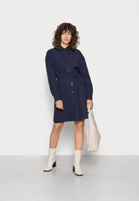 Zign Vestido camiseiro - dark blue