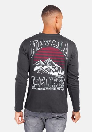 NEVADA ADVENTURE - Long sleeved top - dunkelgrau