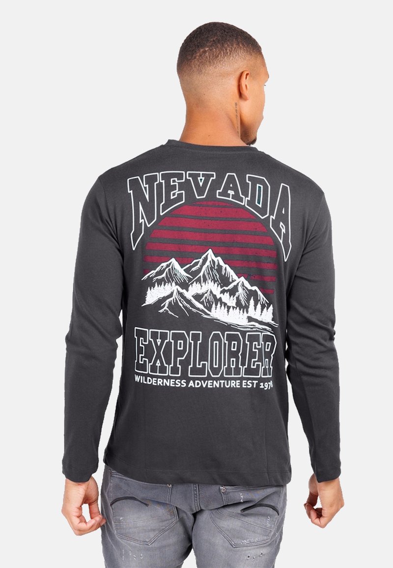 Key Largo NEVADA ADVENTURE - Long sleeved top - dunkelgrau
