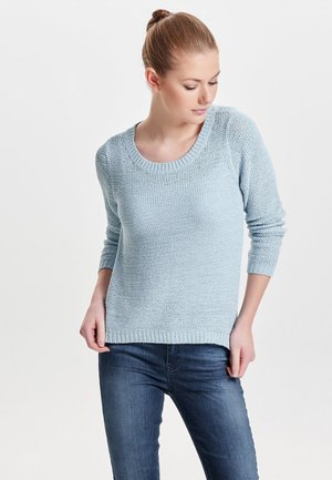 ONLY, ONLGEENA XO L/S PULLOVER KNT NOOS - Jersey de punto - light blue