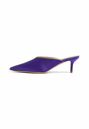 Natikače na petu - purple - silk