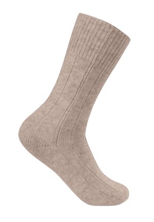 Socken - beige melange