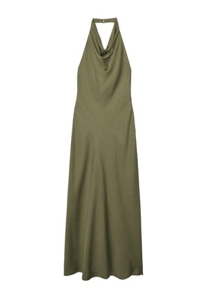 Stradivarius, BACKLESS HALTER MIDI DRESS 02317660 - Robe longue - evergreen