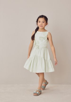 Laura Ashley, REGULAR FIT - LAYERED FLOWER EMBELISHED DRESS . - Jurk - mint green