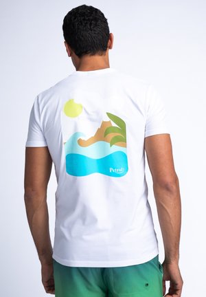 T-shirts med print - bright white