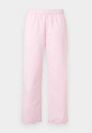 FLOWY ELASTICATED WAIST PANTS - Nohavice - pink