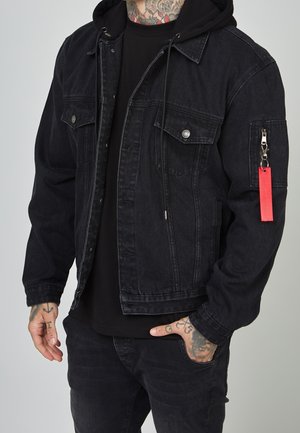 Spijkerjas - black