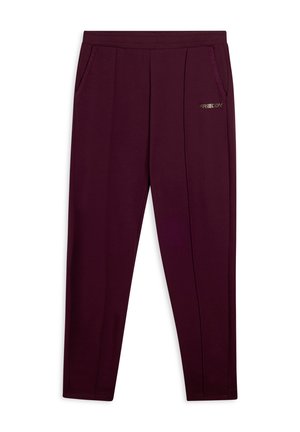 Pantaloni sportivi bordeaux realizzati in tessuto morbido, con due tasche laterali e un sottile logo "FREDDY" sul davanti. Design con gamba affusolata.