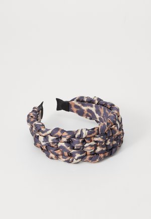 LEOPA BRAIDED HAIRBRACE - Hiusasuste - black
