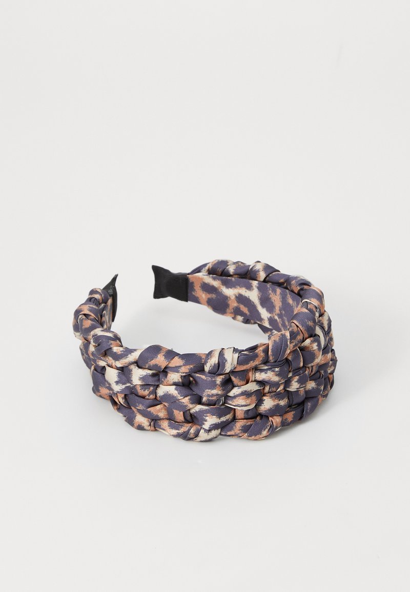 Becksöndergaard - LEOPA BRAIDED HAIRBRACE - Hair styling accessory - black, Enlarge