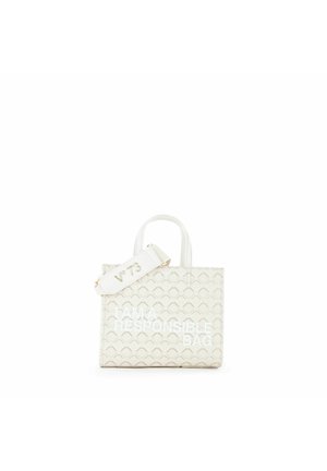 V73 RESPONSIBILITY LOGO - Handtas - bianco