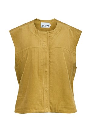 Object, WAISTCOAT BUTTON UP - Bodywarmer - fennel seed