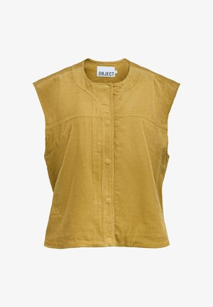 Object, WAISTCOAT BUTTON UP - Bodywarmer - fennel seed