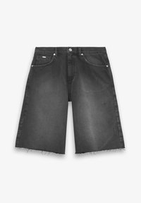 CUT OFF BAGGY - Jeansshort - granite black