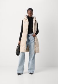 Mos Mosh SQUARE WAISTCOAT - Vesta - feather gray