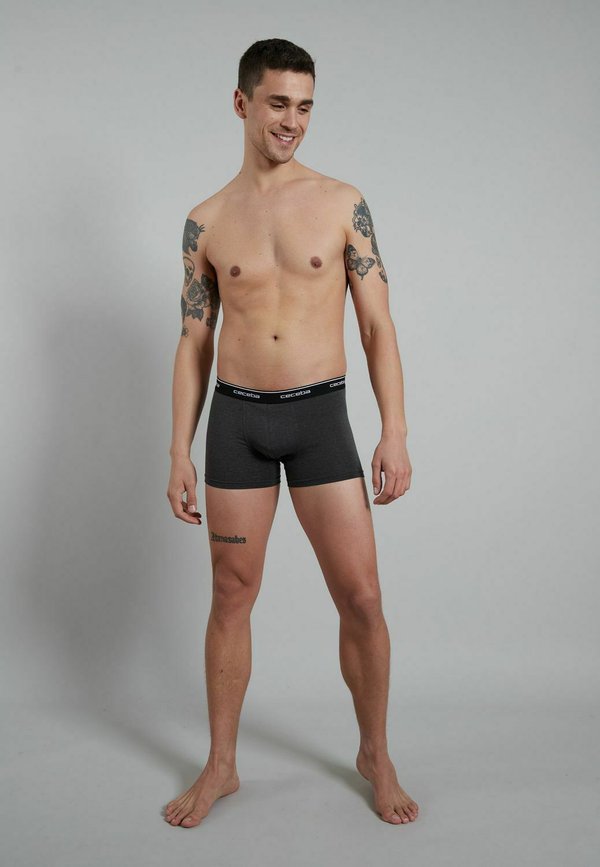 4ER PACK - Boxerbriefs - grau dunkelgrau schwarz