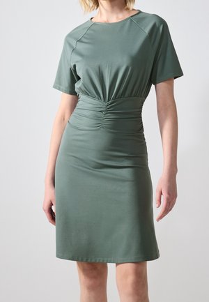 Vestito di maglina - green