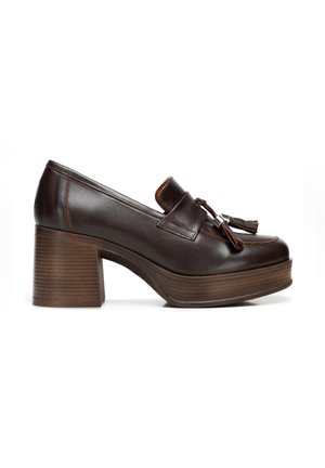 Scarpe con plateau - brown
