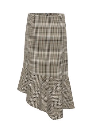 Culture, CUBIRSEN LONG SKIRT - Jupe longue - black check