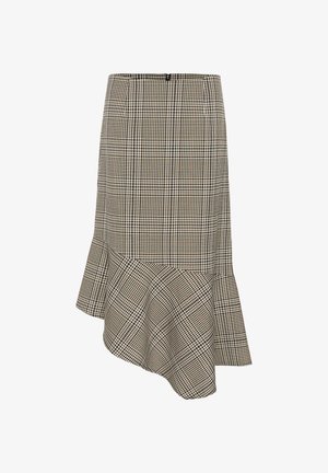 Culture, CUBIRSEN LONG SKIRT - Jupe longue - black check
