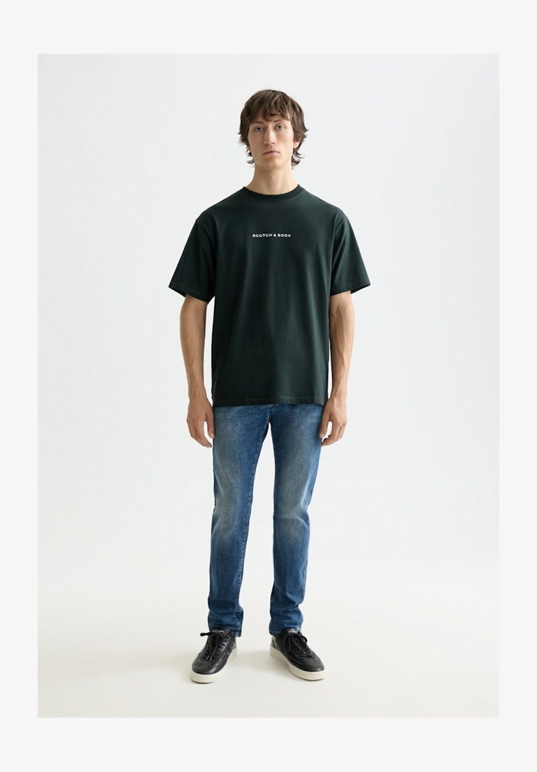 Scotch & Soda Jeans Uomo Skim-Slim Fit In Cotone Organico – Essentials – Chiusura A Bottoni