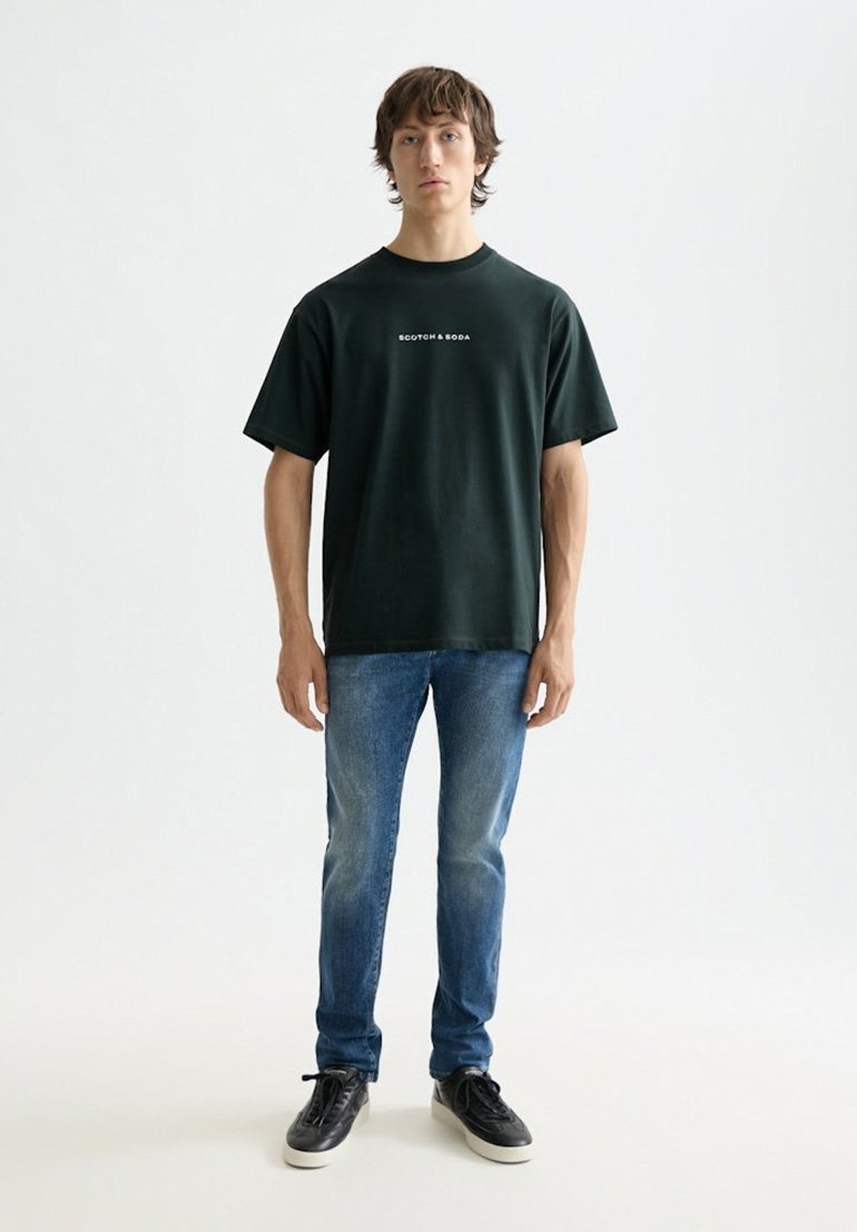 Scotch & Soda Jeans Uomo Skim-Slim Fit In Cotone Organico – Essentials – Chiusura A Bottoni
