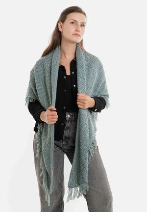 Knit Factory Sjaal - stone green