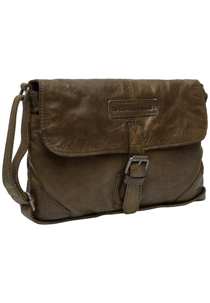 The Chesterfield Brand Zürich Shoulderbag Olive Green | Buy bags