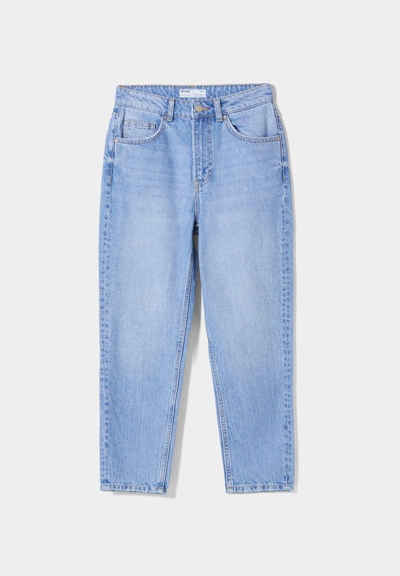 Bershka Relaxed fit jeans lichtblauw denim Bershka Relaxed fit jeans lichtblauw denim