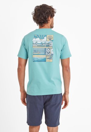 Print T-shirt - light sky
